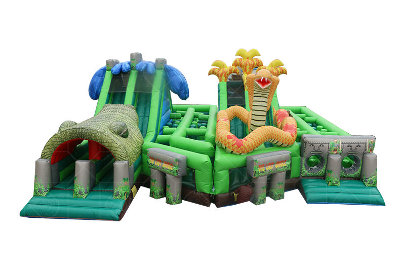 SO009 The Lost Jungle Giant Obstacle Course For Adults