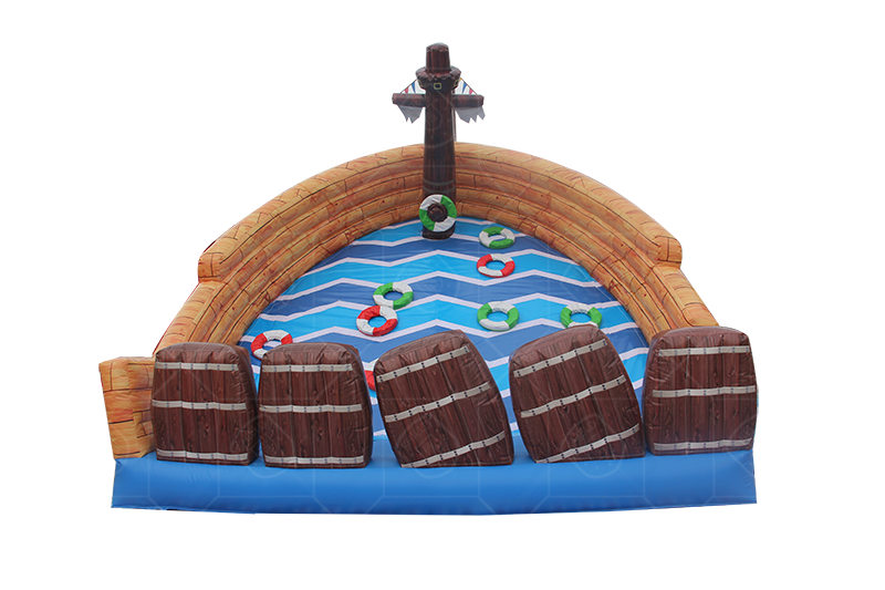 SP021 Wrecked Ship Inflatable Climbing Wall