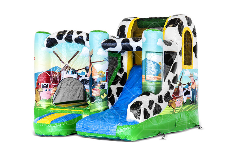 SC094 Jumpy Happy Farm Bouncy Castle
