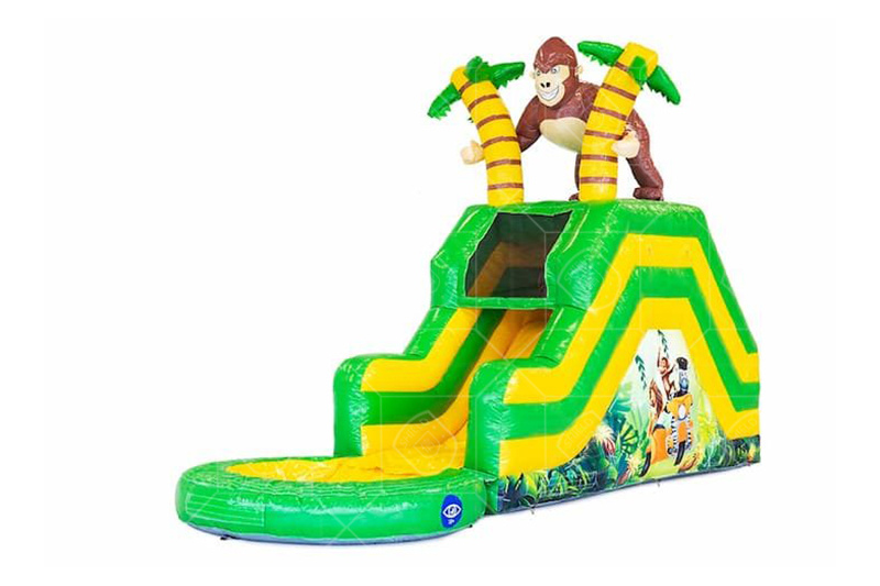 SWS035 Garden Slide Jungle Bouncy Castle
