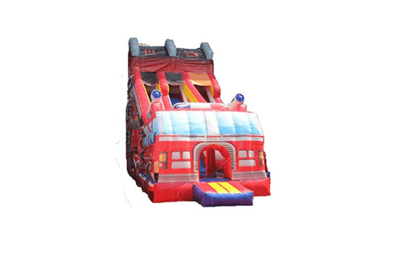 SDS040 Fire Engine Inflatable Slide