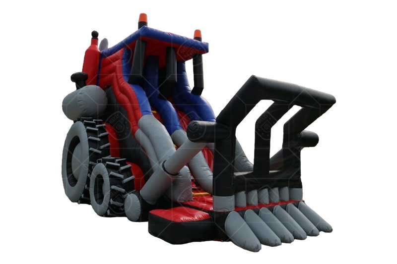 SDS076 Construction Truck Inflatable Slide