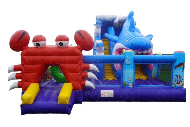 SL035 Shark Inflatable Theme Park