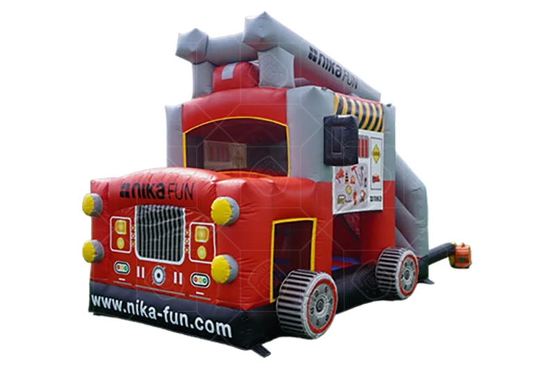 SC159 Firetruck Jumping Castle