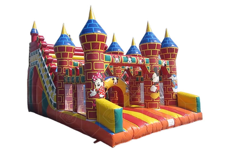 SDS201 Mickey And Minnie Inflatable Slide