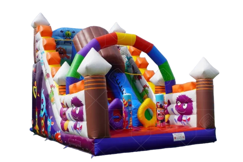 SDS212 Spooky Ghost Inflatable Slide